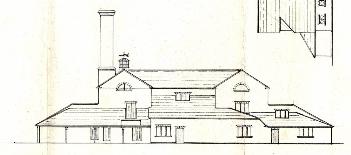 Intended elevation for Park Farm Mill after proposed alterations in 19th century